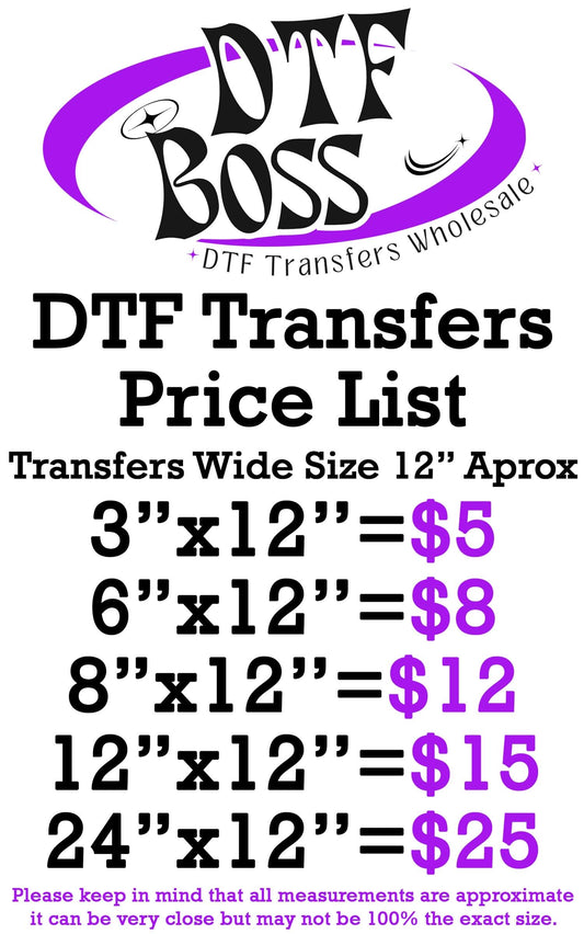 DTF Transfer Sheets