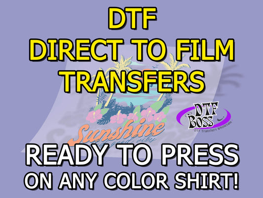Flash Sale!! Any design/Any color DTF transfers A4