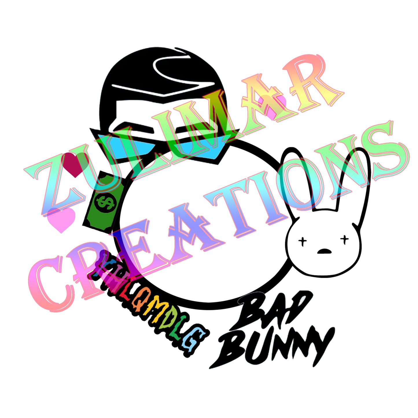 BAD BUNNY YHLQMDLG STARBUCKS PNG+SVG DIGITAL FILES