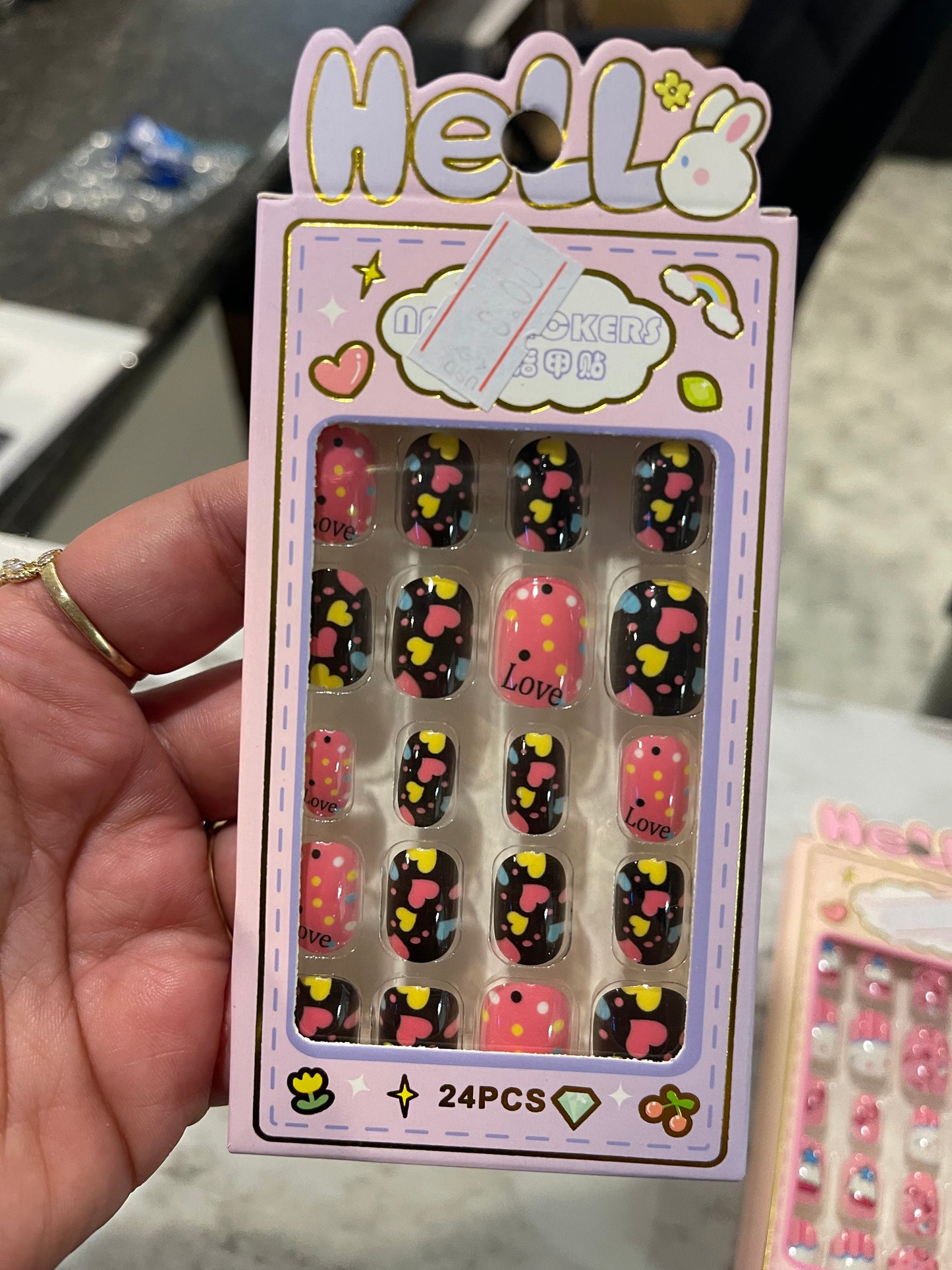 24 Pcs Kids Nails