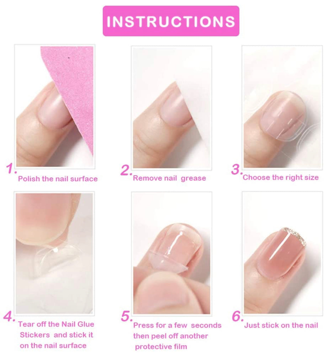 Press on Nails Sticky Tabs