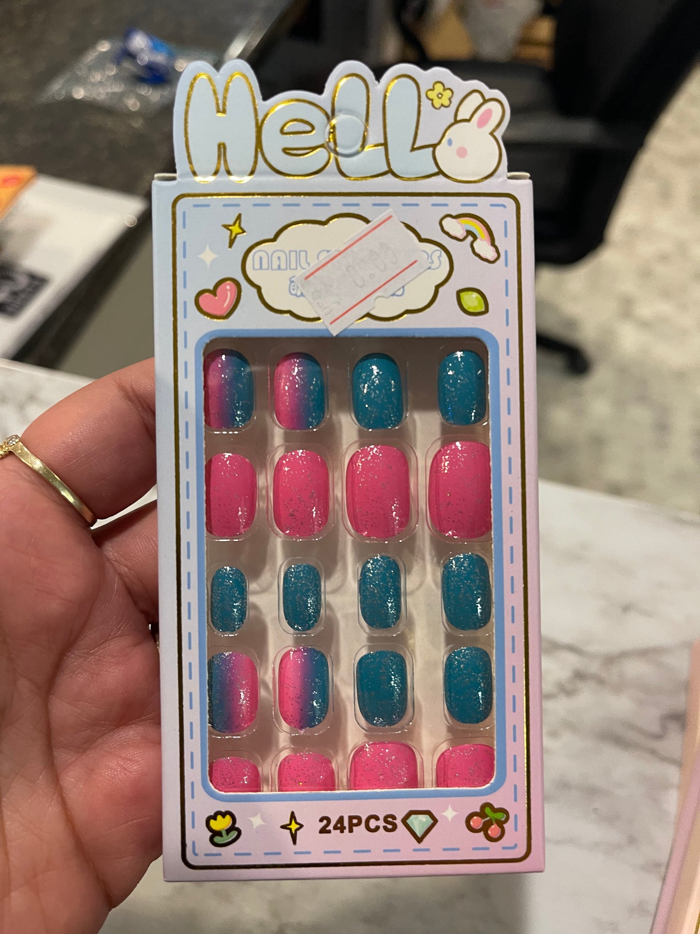 24 Pcs Kids Nails