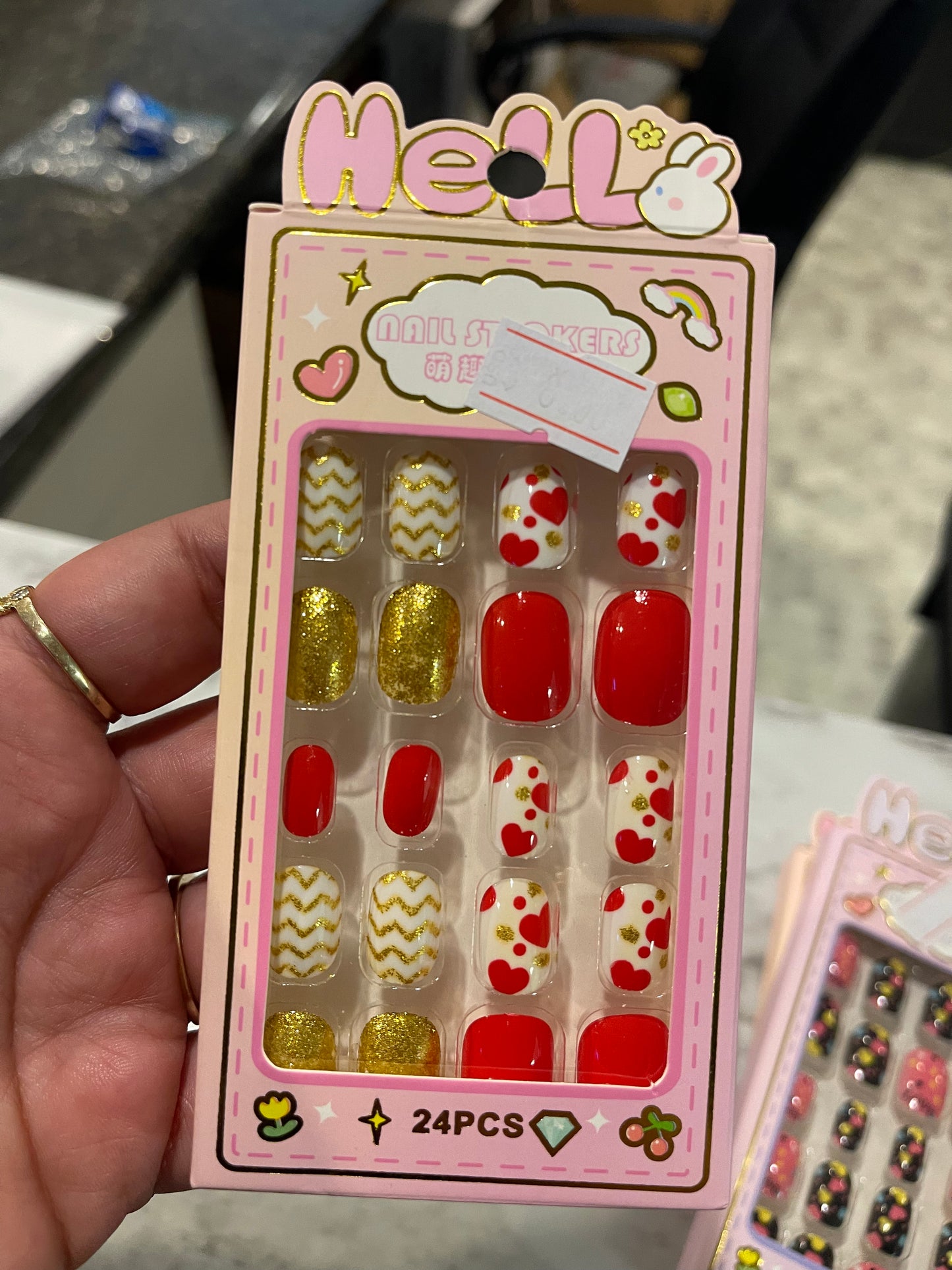 24 Pcs Kids Nails